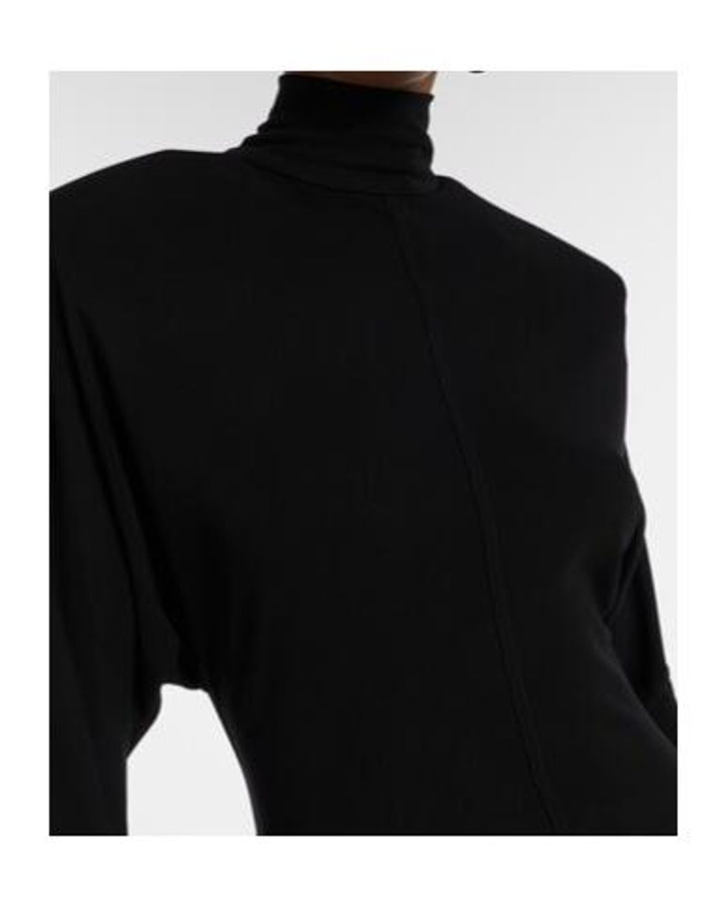 Stella McCartney Black Crepe Jersey Gown
