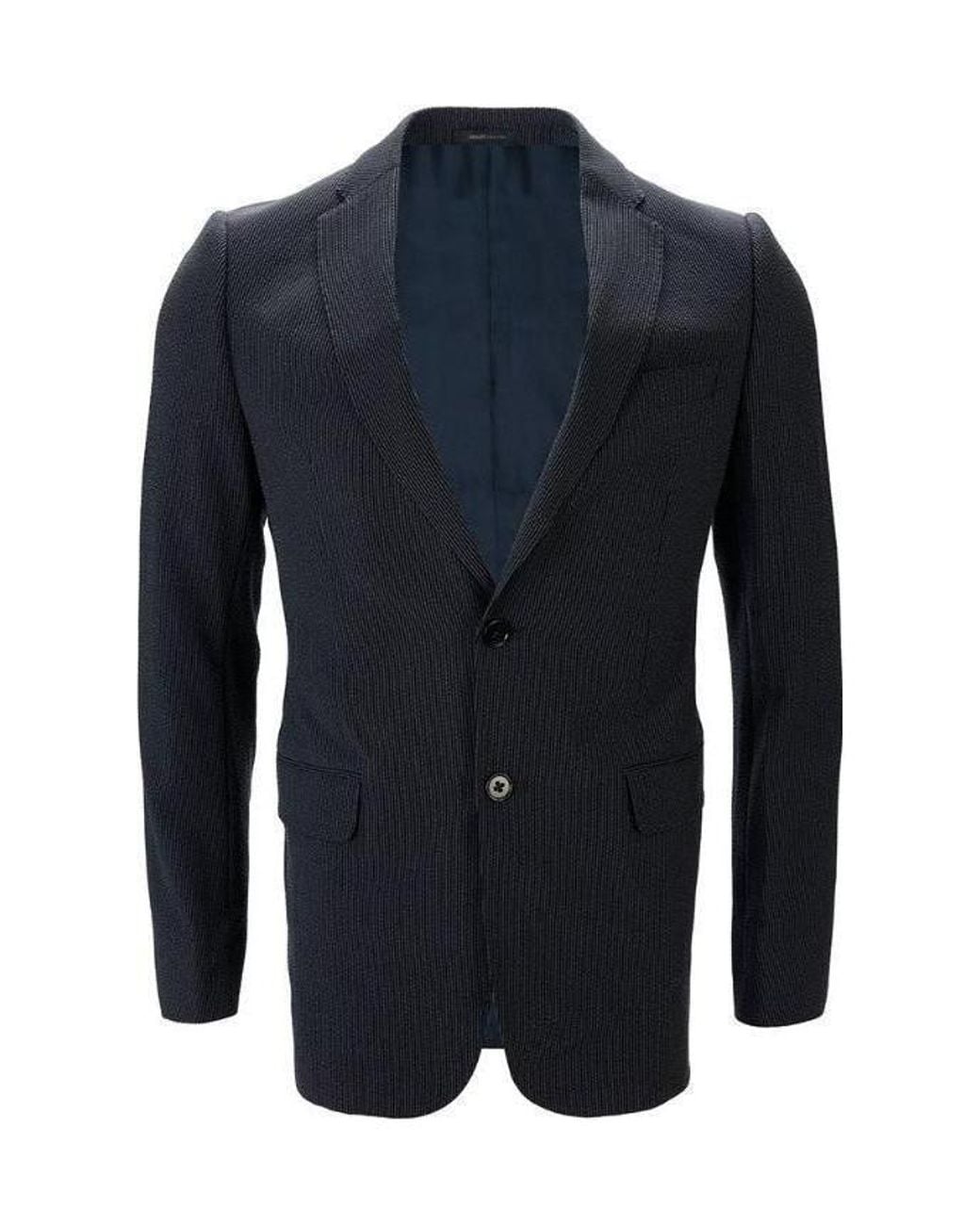 Armani Collezioni Blue Single-Breasted Suit for men