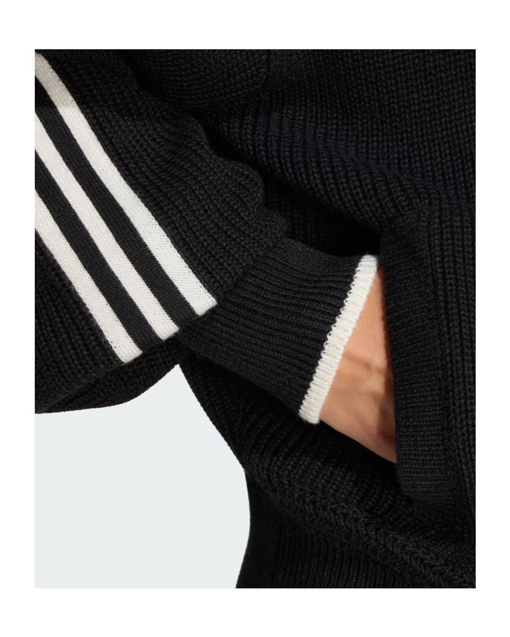 Adidas Originals Black Adidas Zip-Up Knit Track Jacket