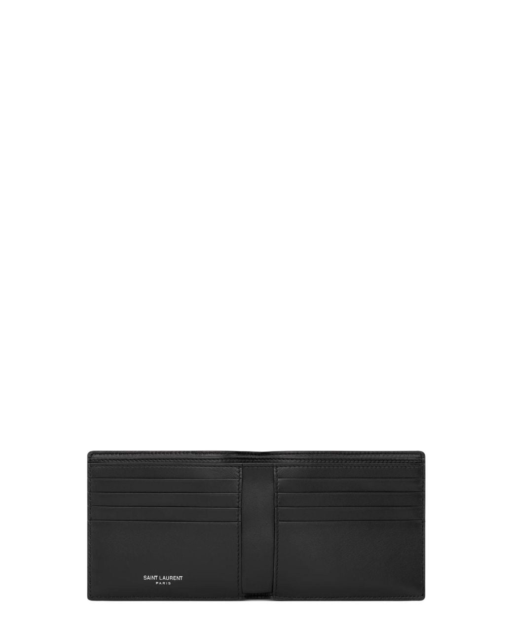 Saint Laurent Black Logo Wallet for men
