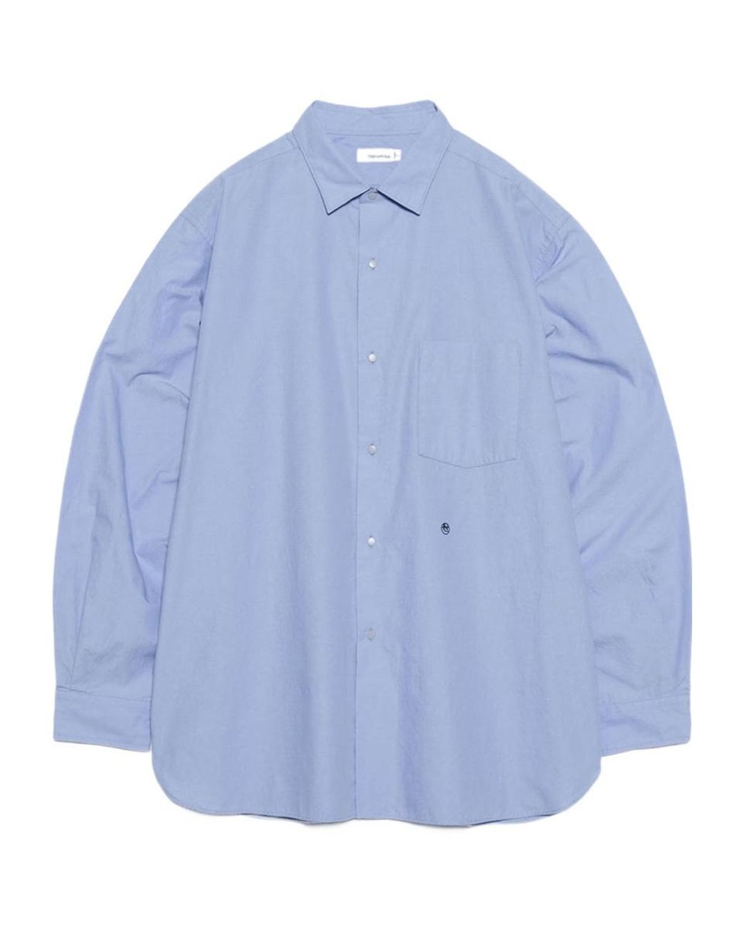 Nanamica Blue Cotton Blend Poplin Shirt for men