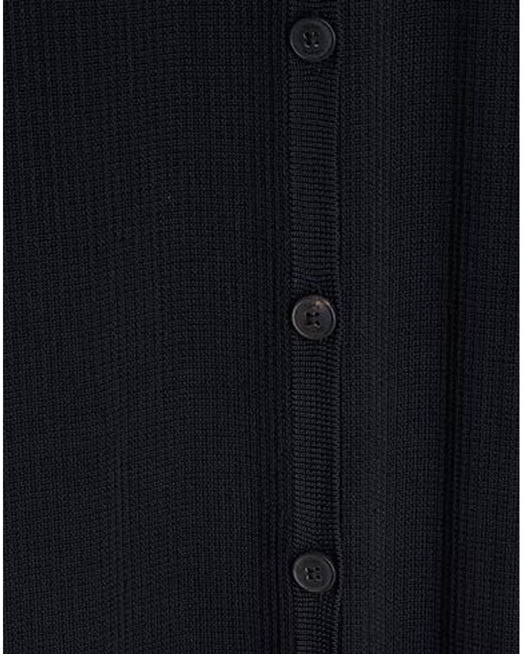 Tory Burch Black Plain Colour Cardigans