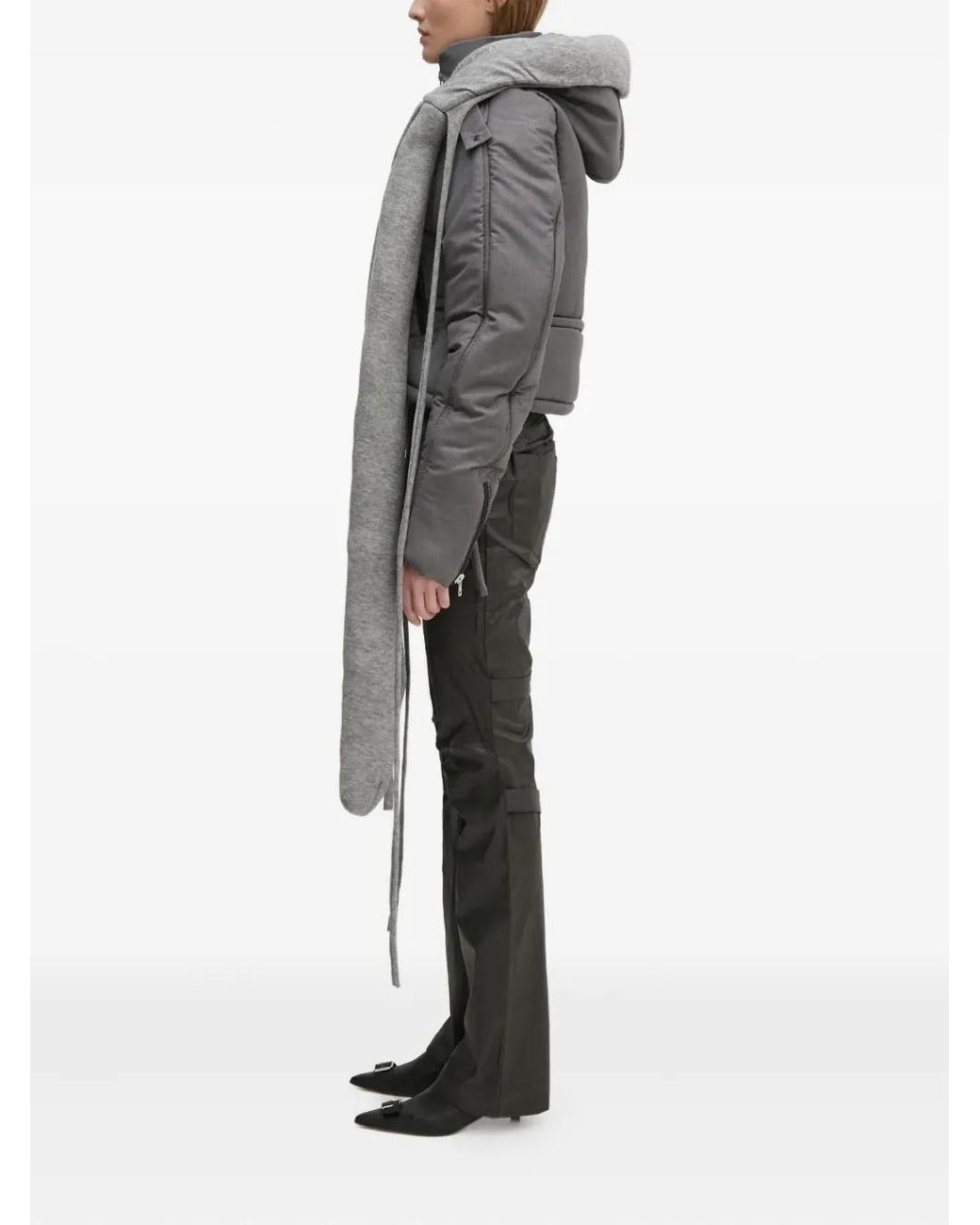 OTTOLINGER Gray Hooded Padded Jacket