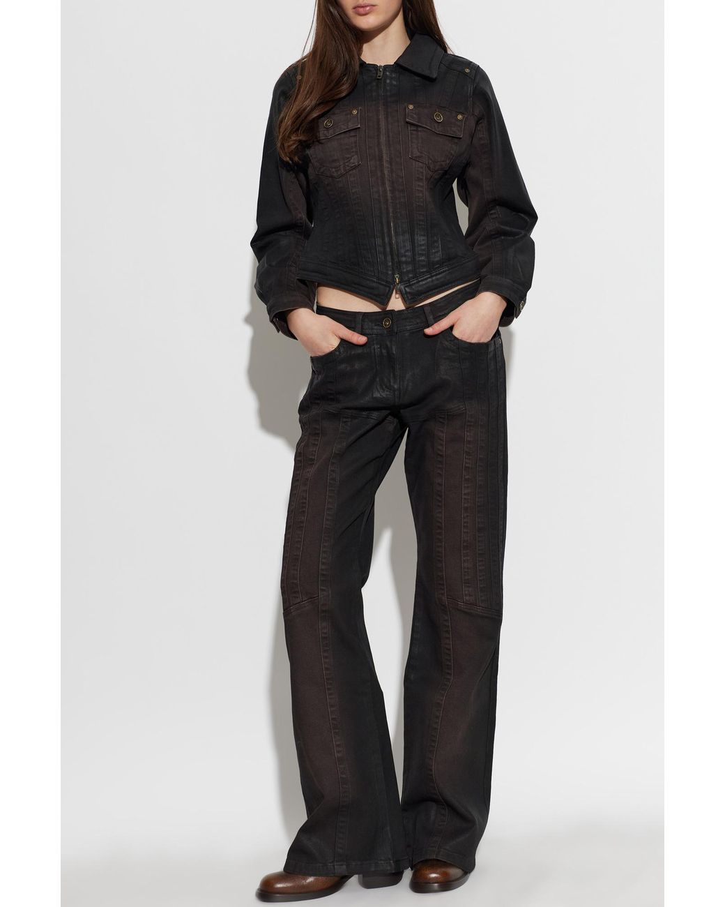 KNWLS Black Belt-Loop Jeans