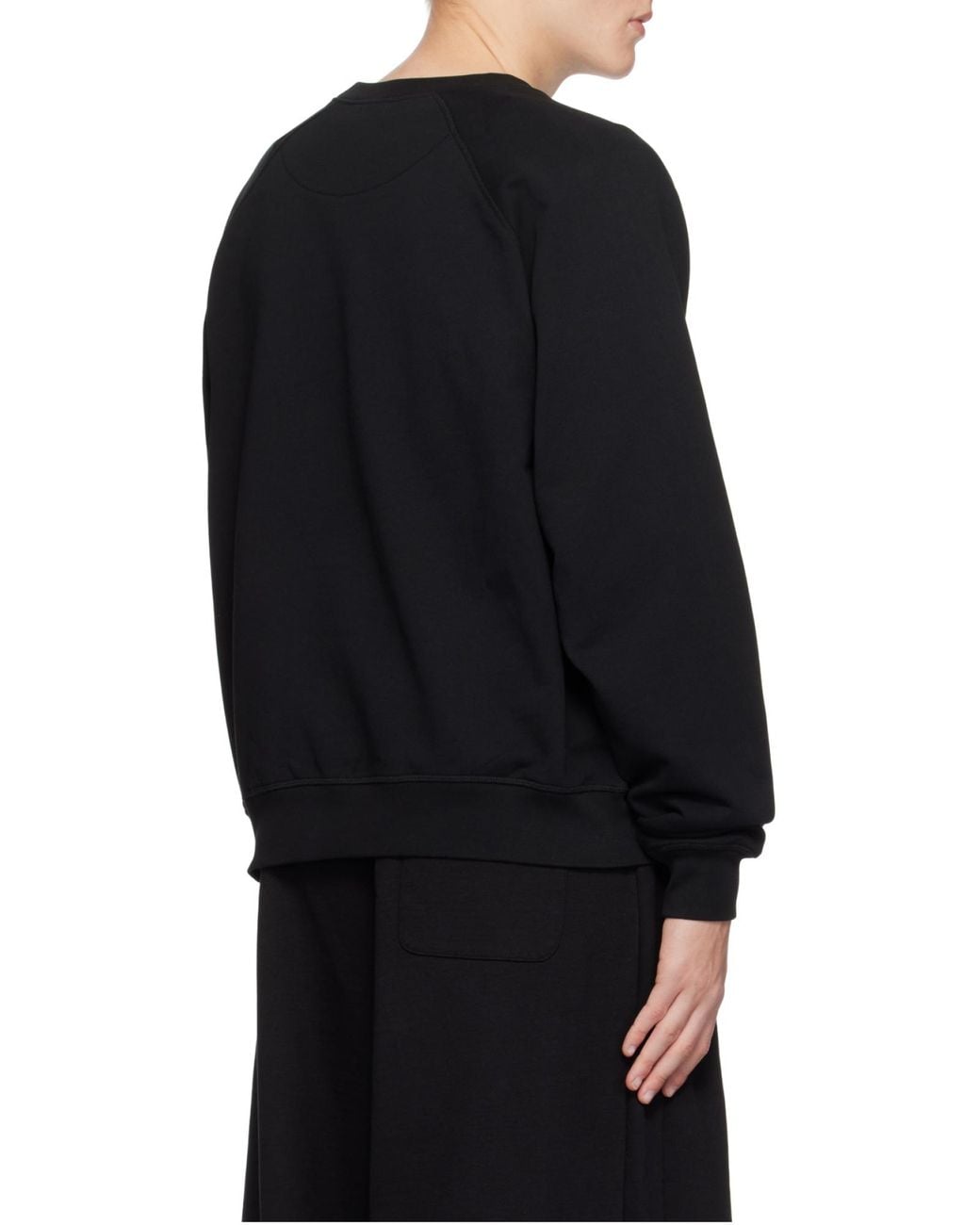 Vivienne Westwood Black Orb-Embroidered Cotton Sweatshirt for men