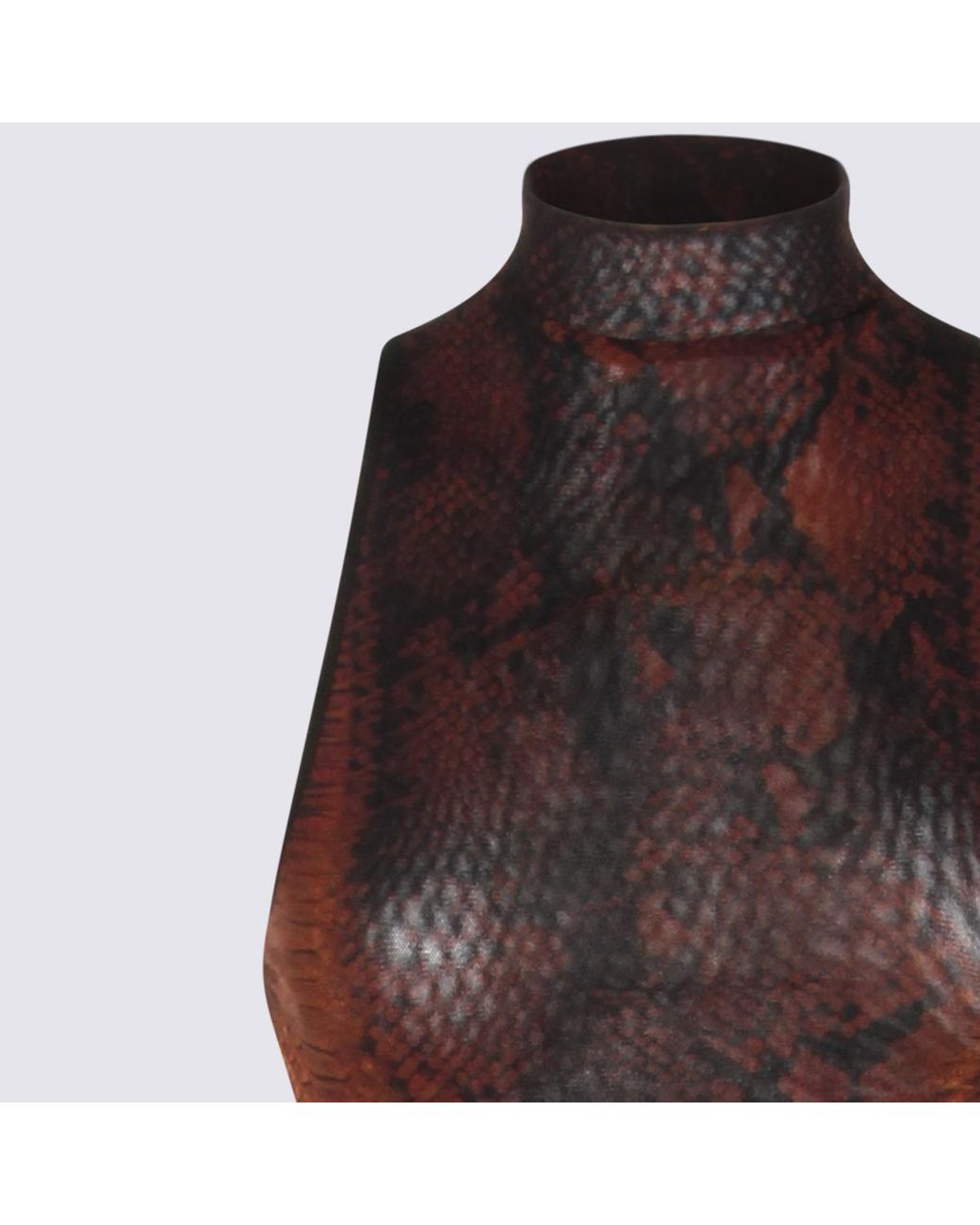 Jean Paul Gaultier Purple High Neck Long Dress