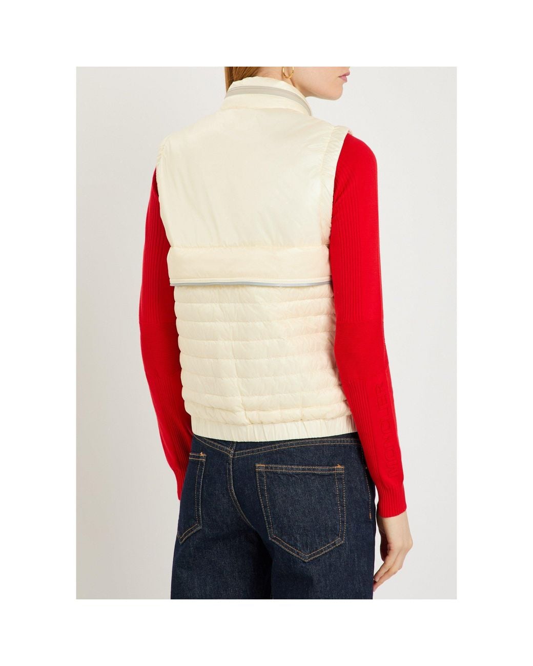 Moncler Natural A Lightweight And Warm Vest
