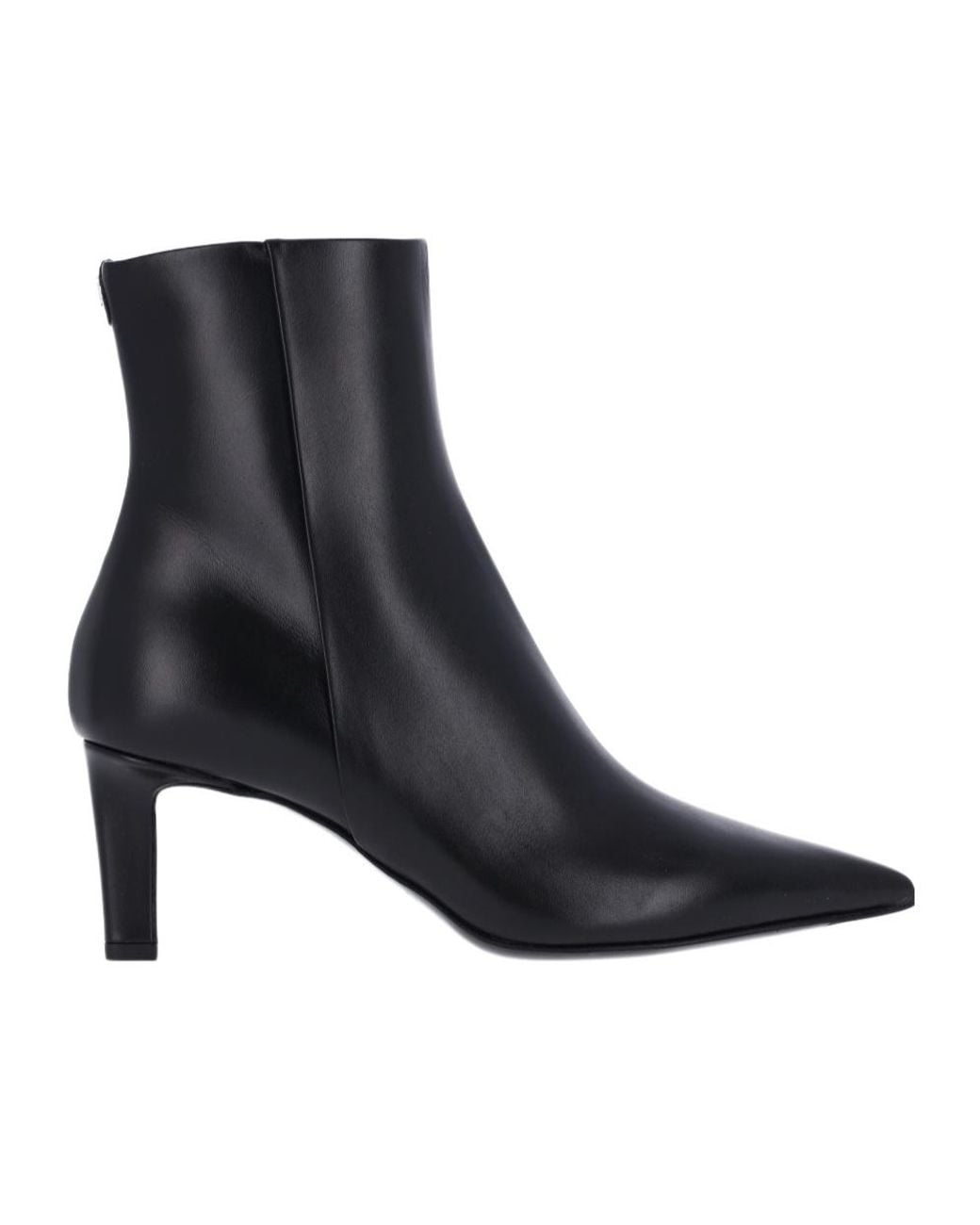 Jimmy Choo Black Frankie 65 Pointed Ankle Boots
