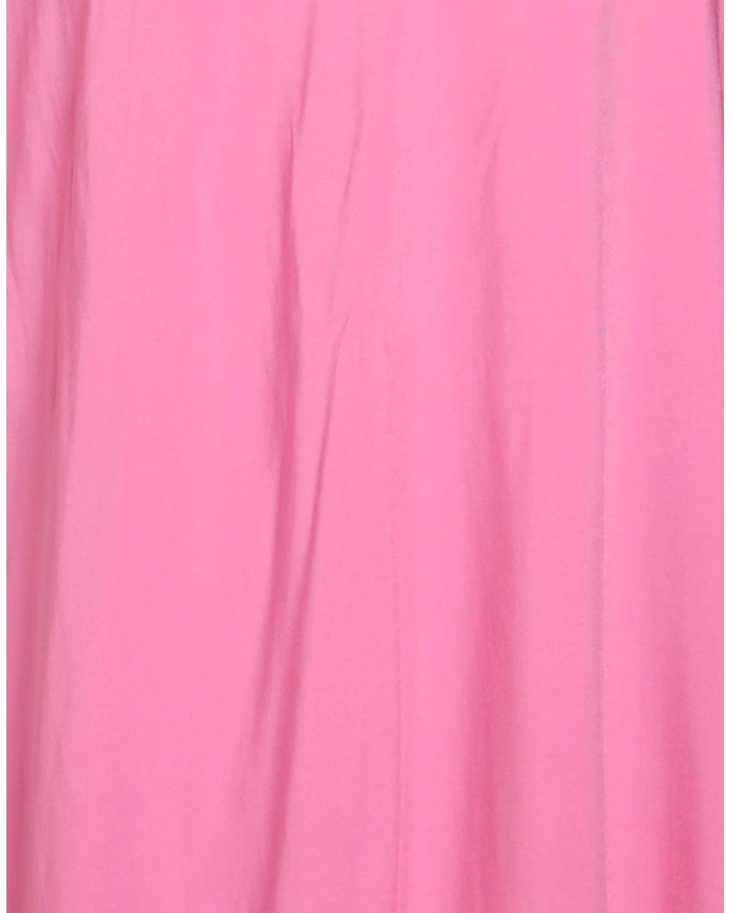 Balenciaga Pink Minimal Ruchedsleeve Vneck Dress
