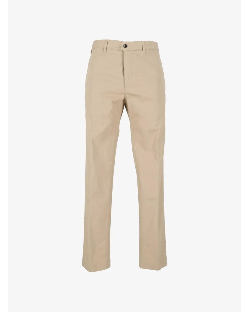 Incotex Gray Straight-Leg Trousers for men