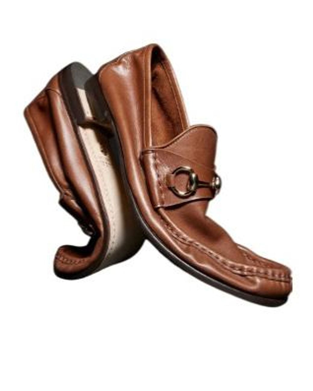 Gucci Brown Lugano Loafers for men