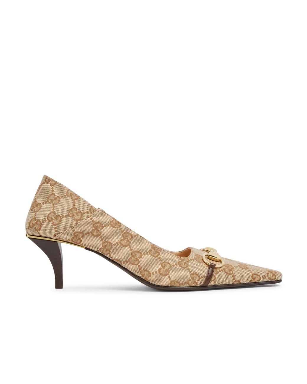 Gucci White Vittoria Pumps