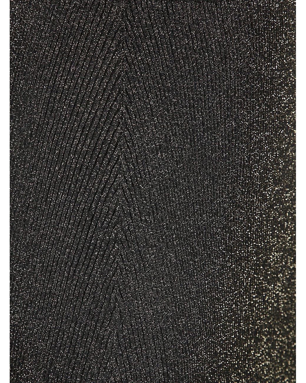 Chloé Gray Fitted Scallop Midi Skirt