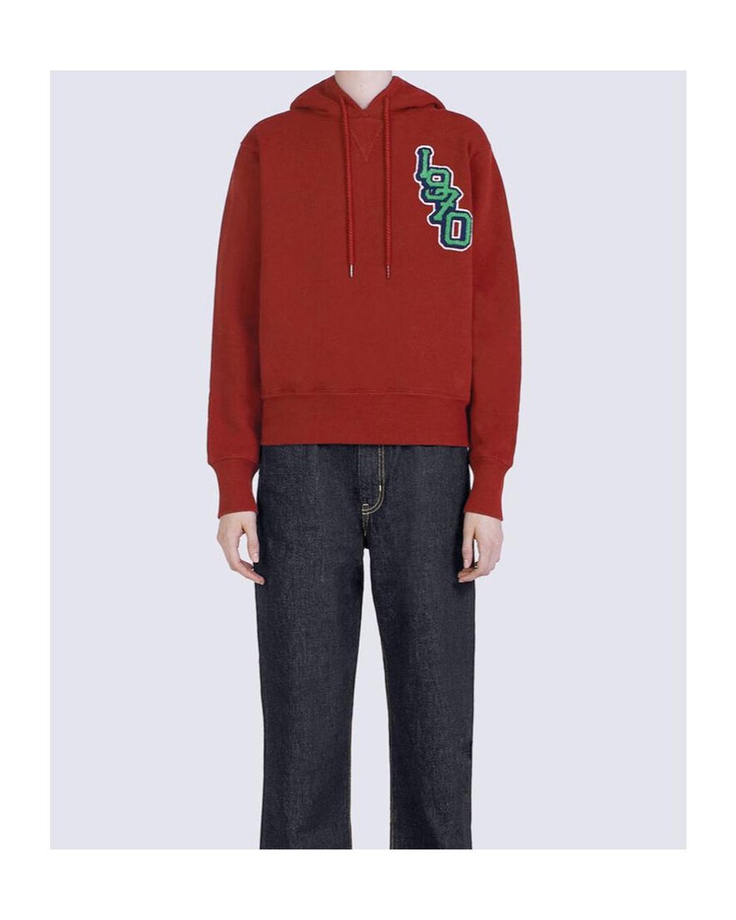 KENZO Red Logo Tiger Hoodies