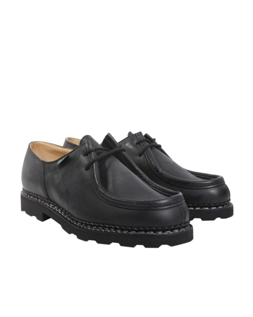 Paraboot Gray Michael Lace-Up Derby Shoes for men