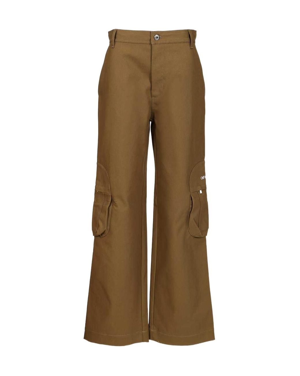 Off-White c/o Virgil Abloh Natural Wide Trousers for men