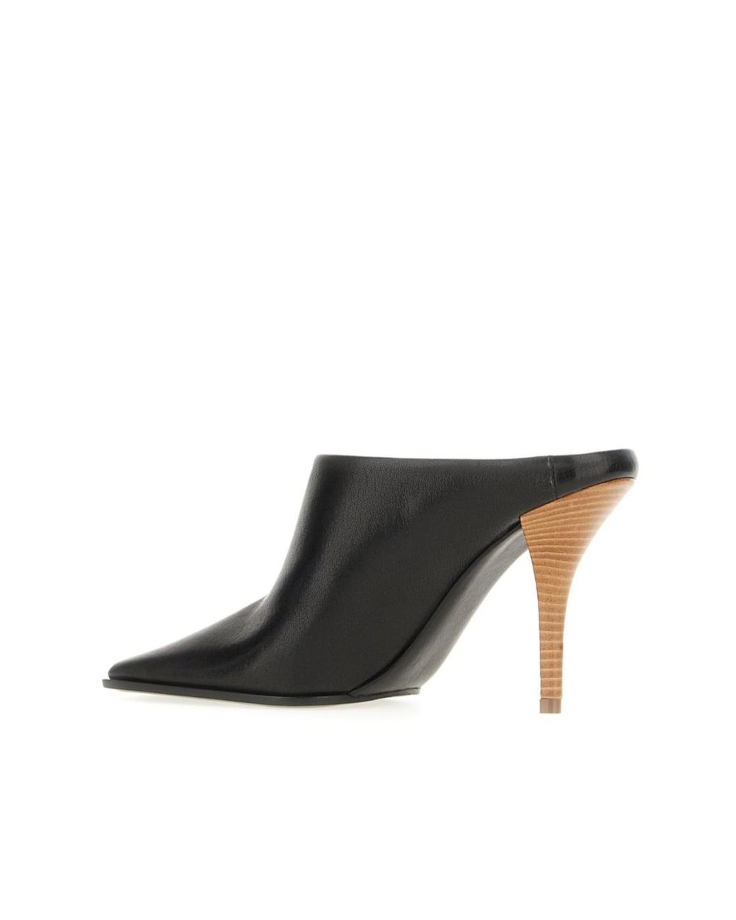 Alaïa Black Alaïa Square-Toe Heeled Mules