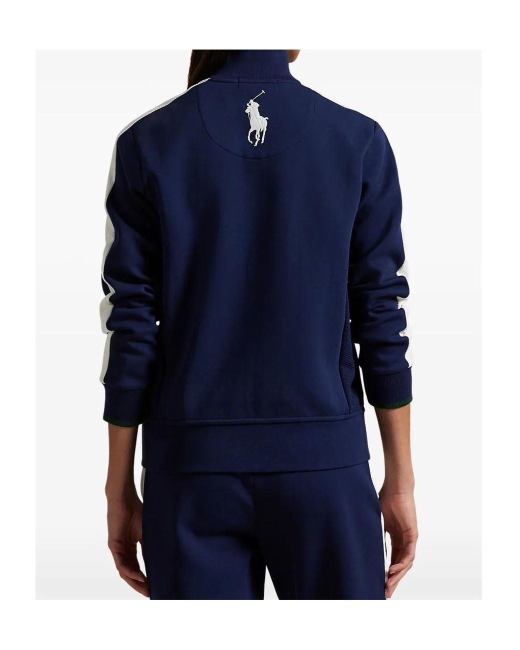 Polo Ralph Lauren Blue Wimbledon Ballperson Zip-Up Track Jacket