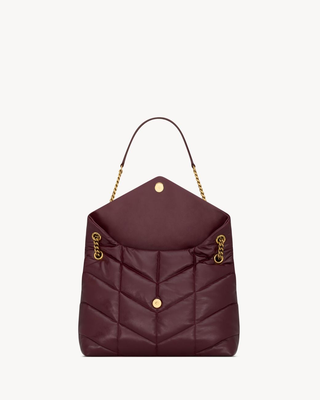 Saint Laurent Purple Puffer Medium Shoulder Bag