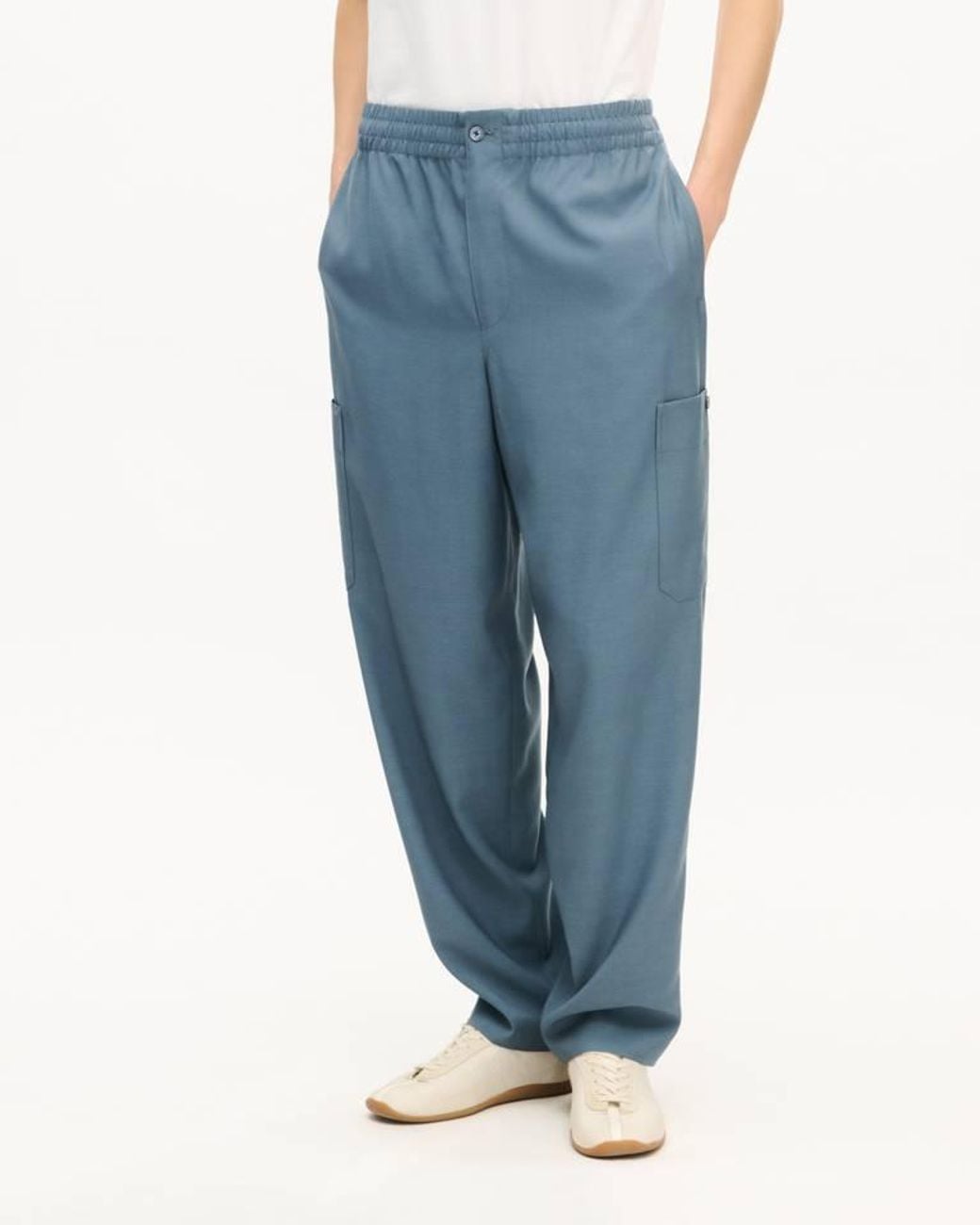 KENZO Blue Cargo Jogpants for men