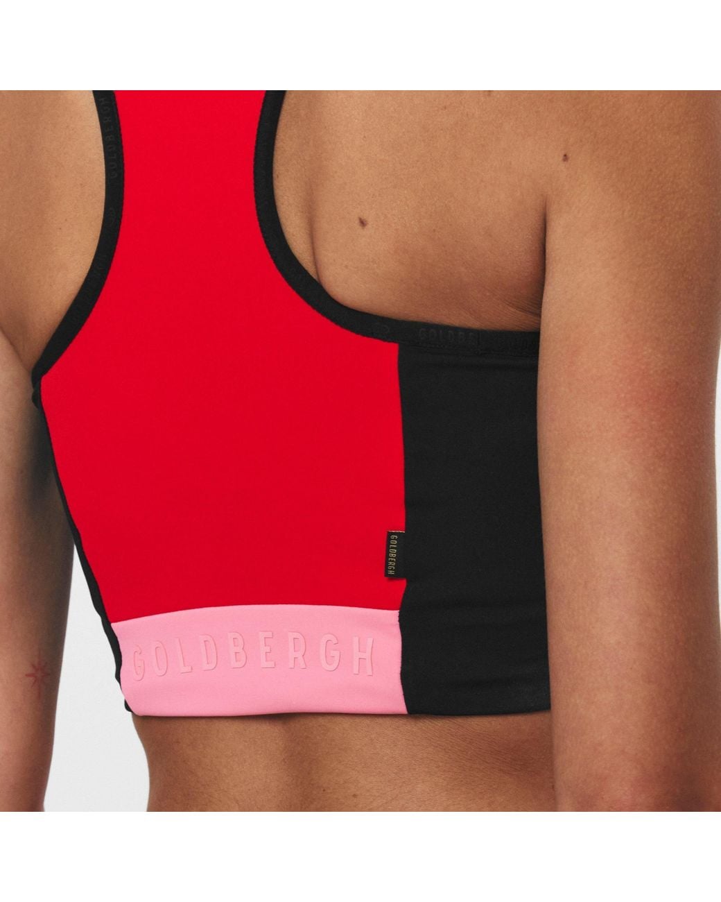 Goldbergh Red Facade Sports Bra