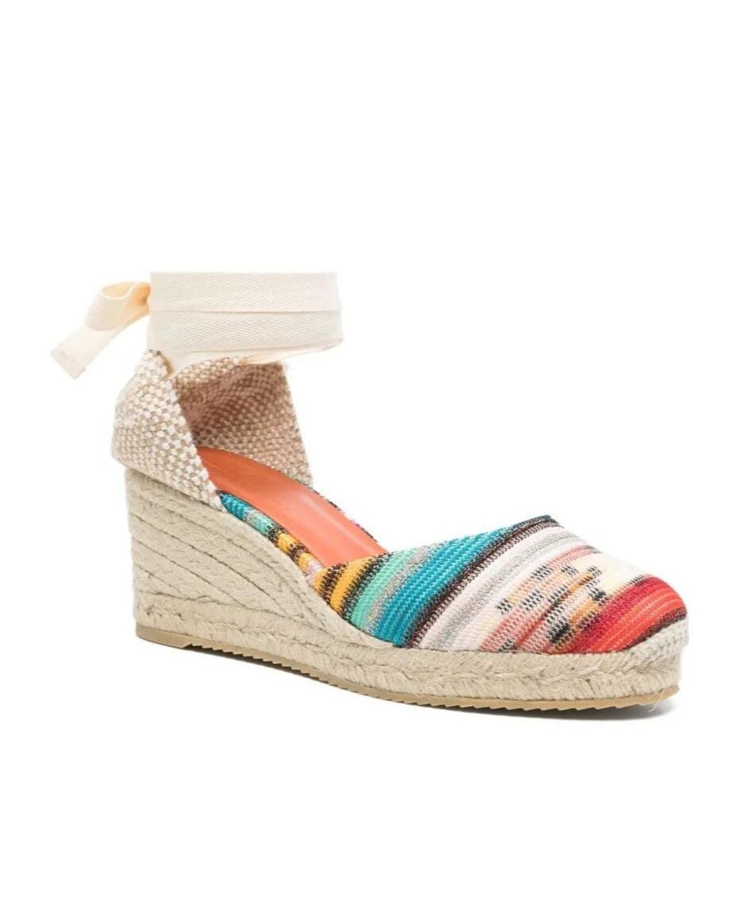 Missoni Natural 65Mm Knitted Espadrilles