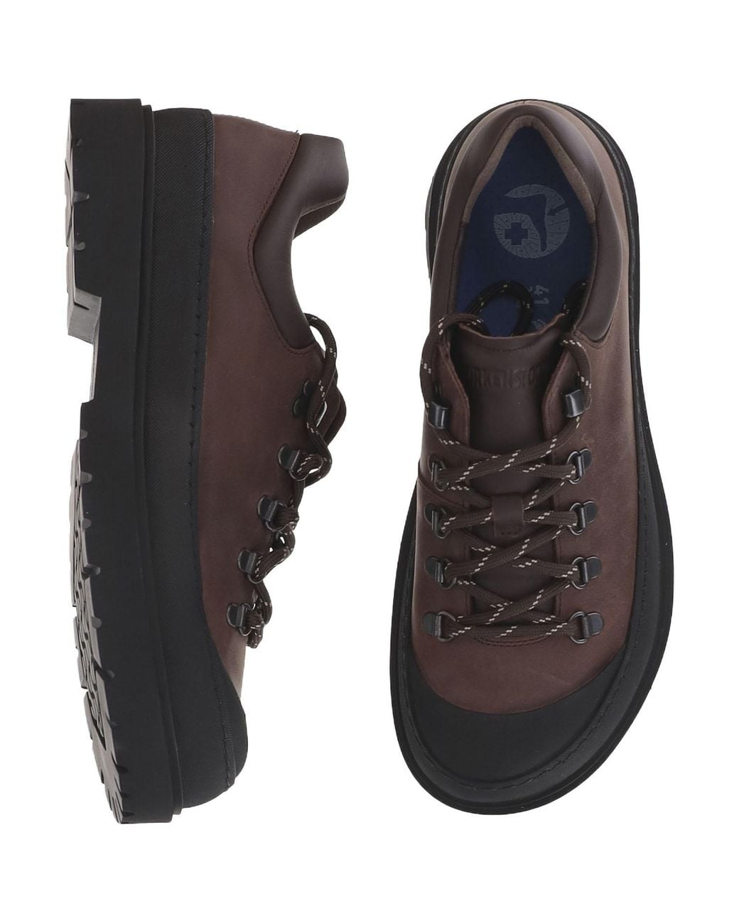 Birkenstock Brown Hiking Lace-Up Shoes for men