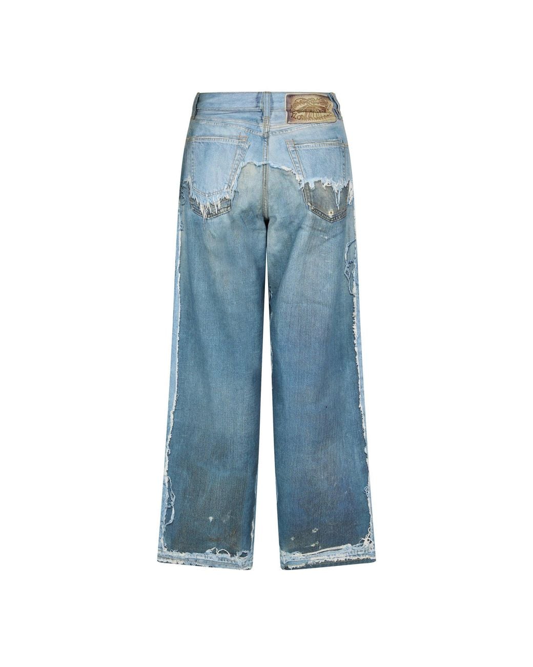 Acne Blue Loose Straight Jeans