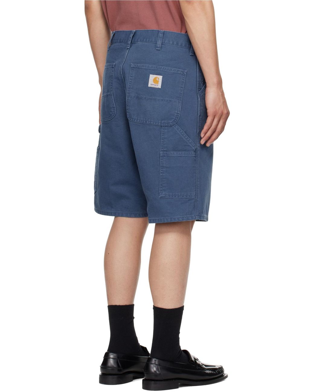 Carhartt Blue Single Knee Shorts for men