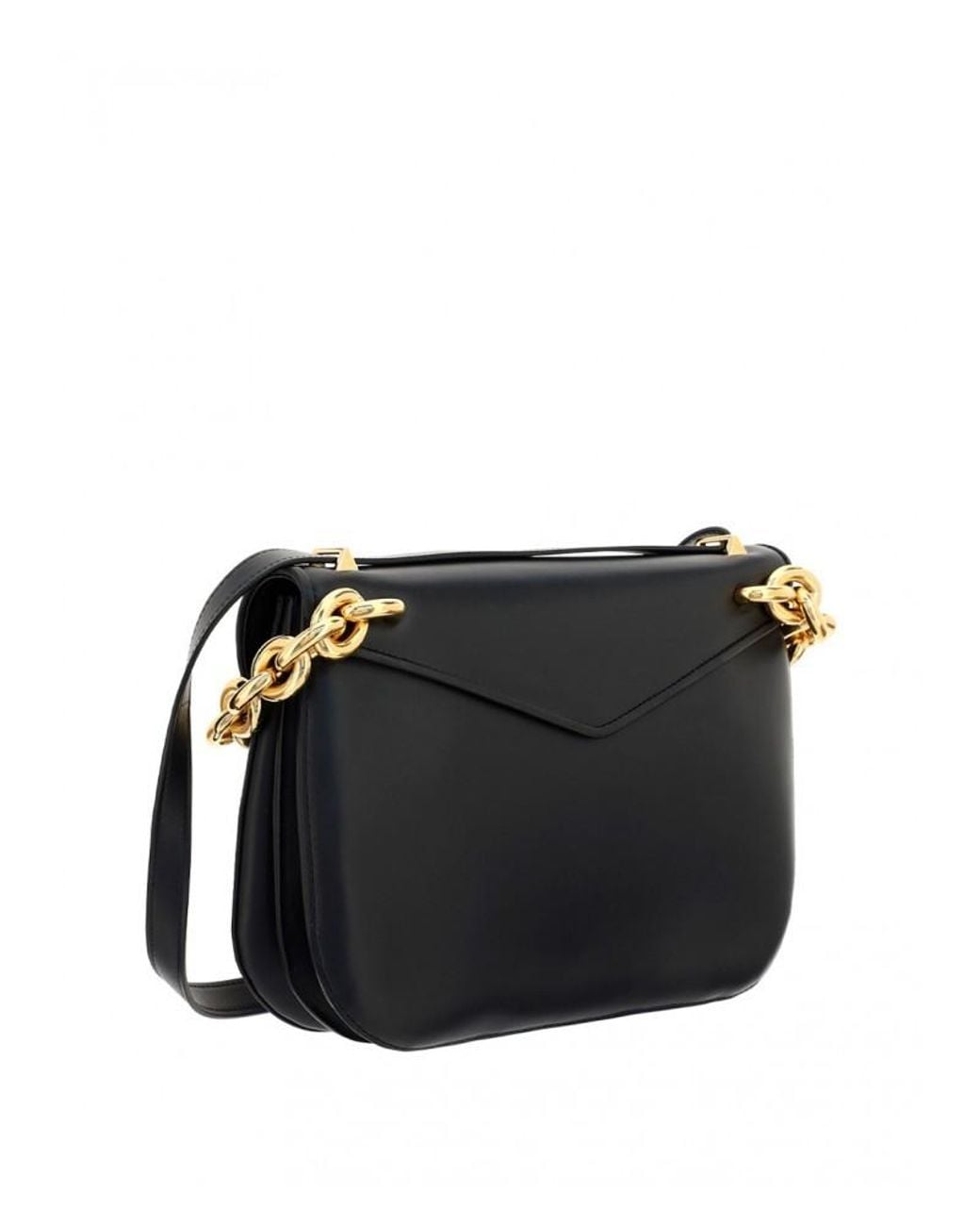 Bottega Veneta Black Chain-Detail Shoulder Bag