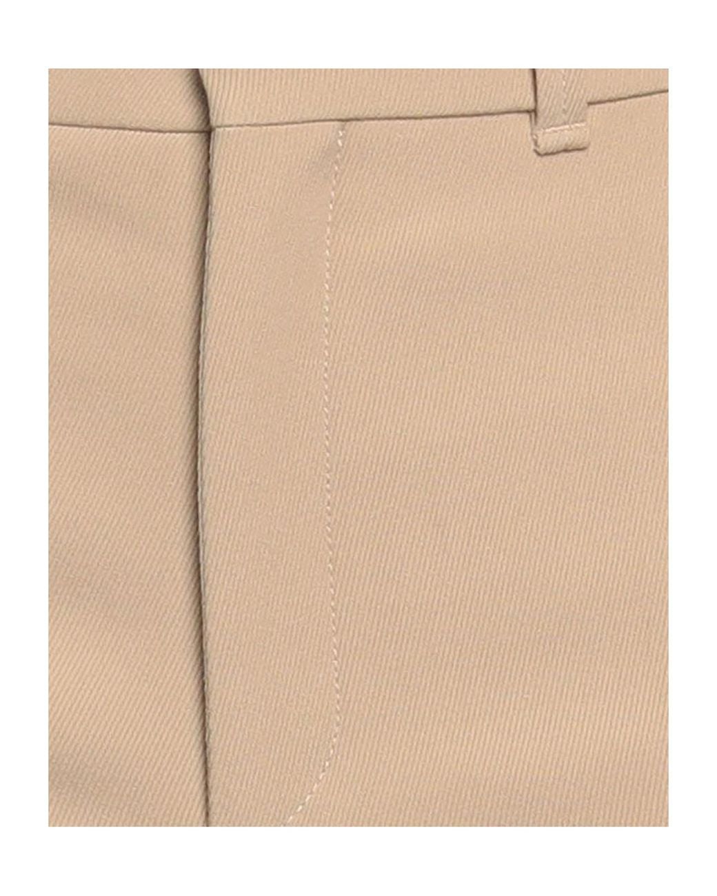 Chloé Natural Straight-Leg Casual Suit Pants
