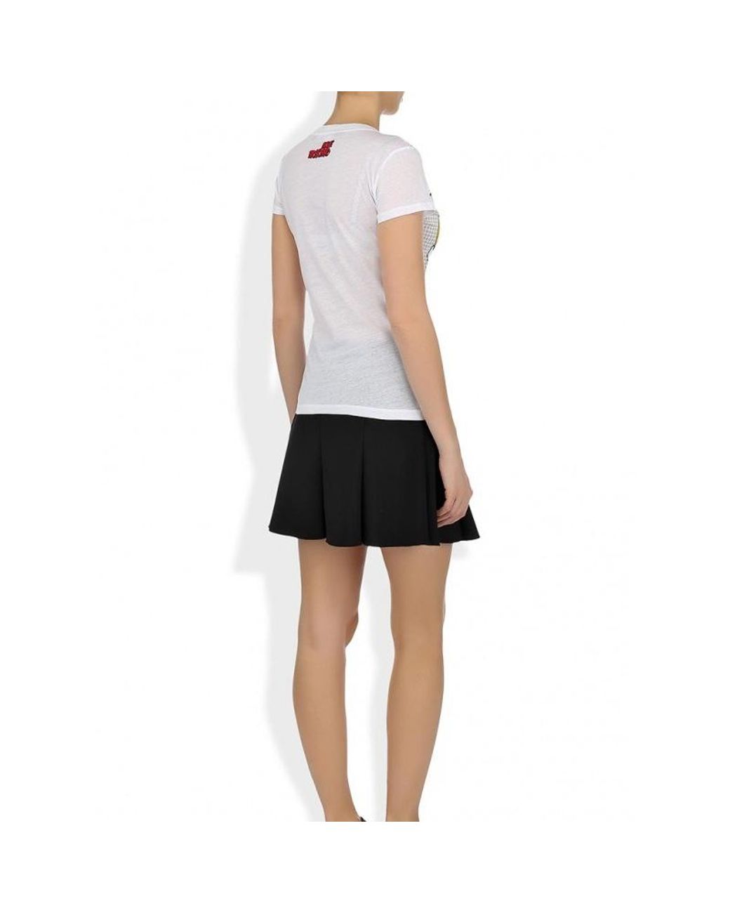 Moschino White Printed T-Shirt