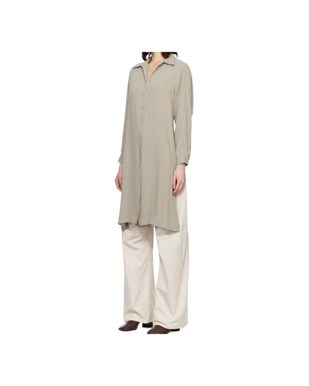 MM6 by Maison Margiela Natural Knot Detail Shirt