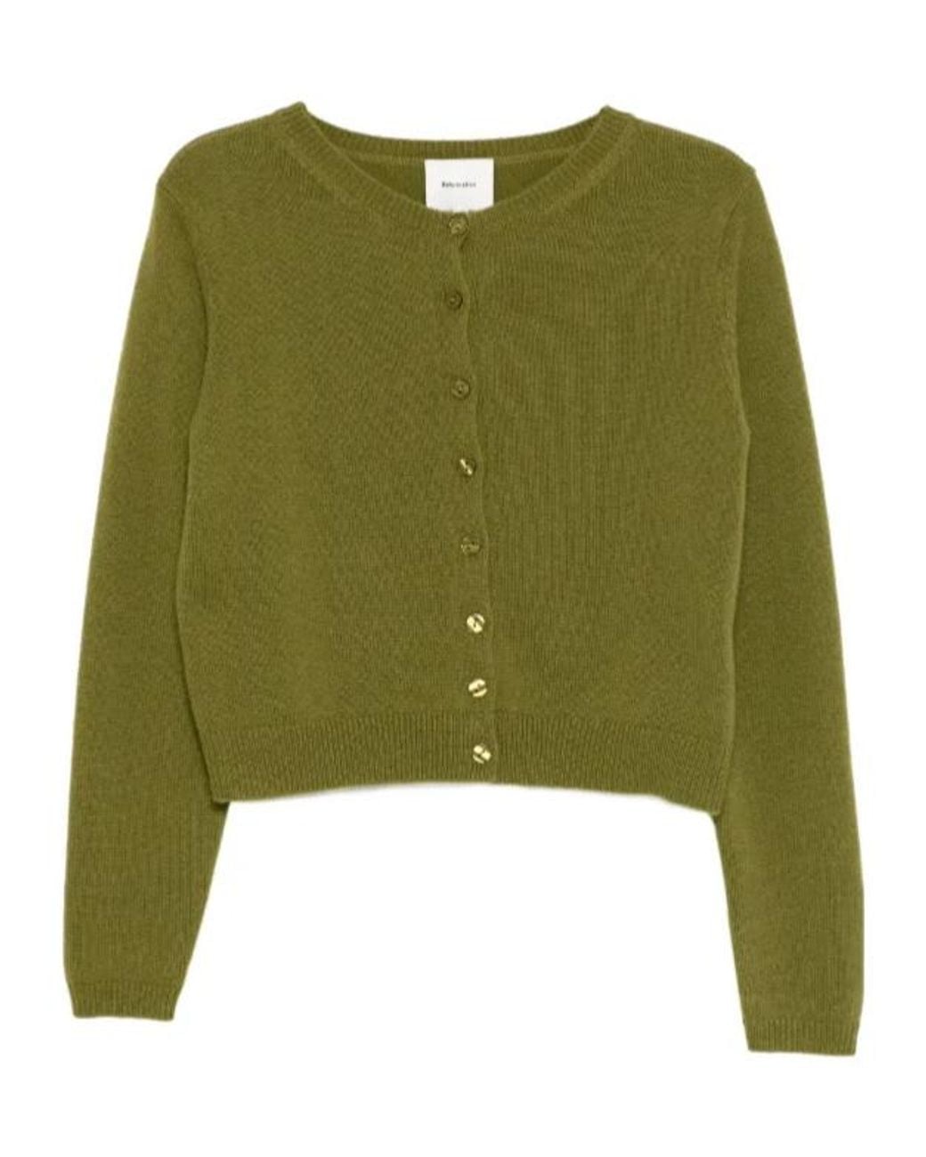 Reformation Green Clara Cardigan