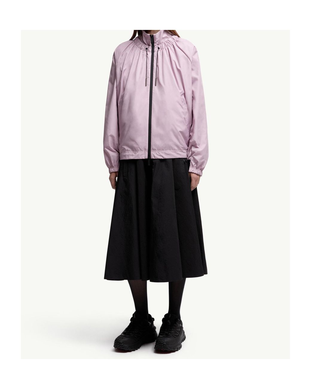 Moncler Pink Zip-Up Valencay Jacket