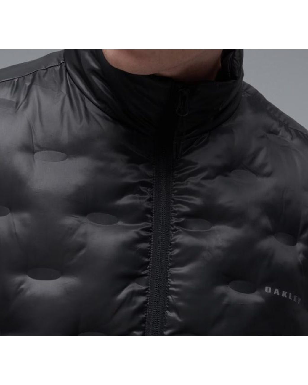 Oakley Black Whirl Szn Quilted Jacket for men