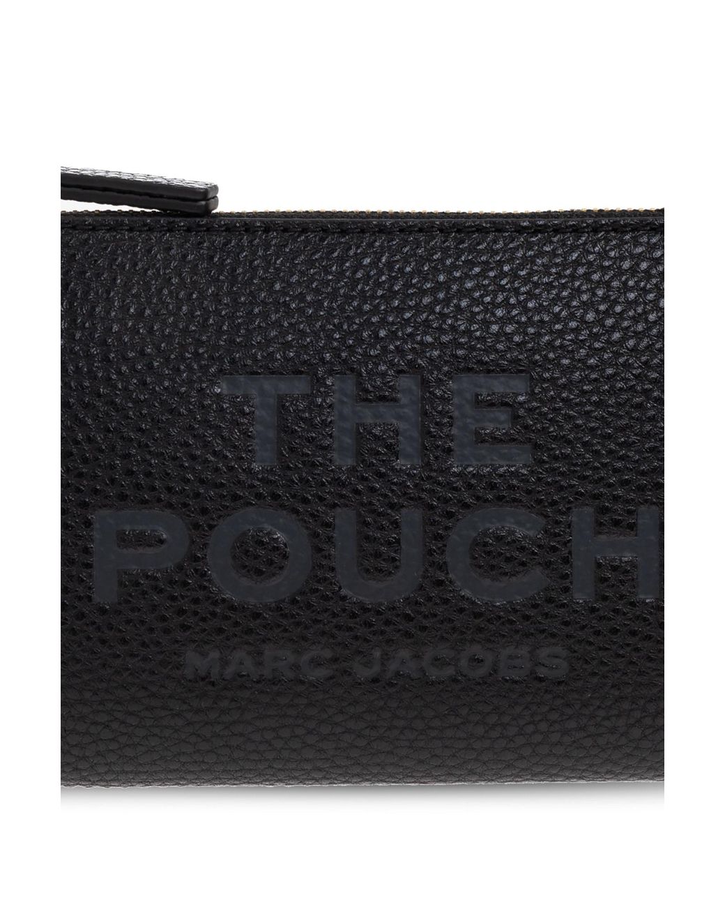 Marc Jacobs Black The Logo Embossed Zipped Pouch