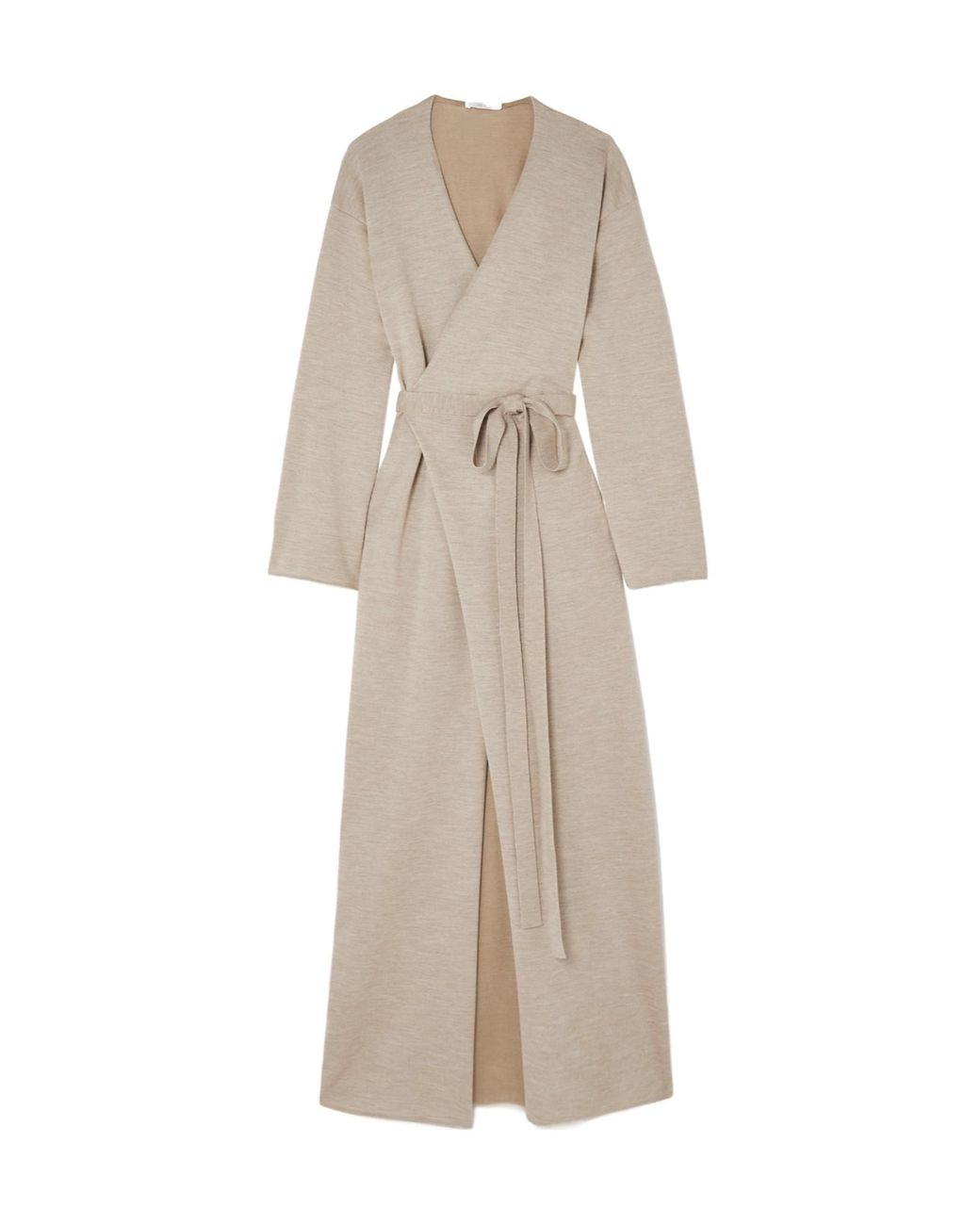 The Row Natural Wrap Dress