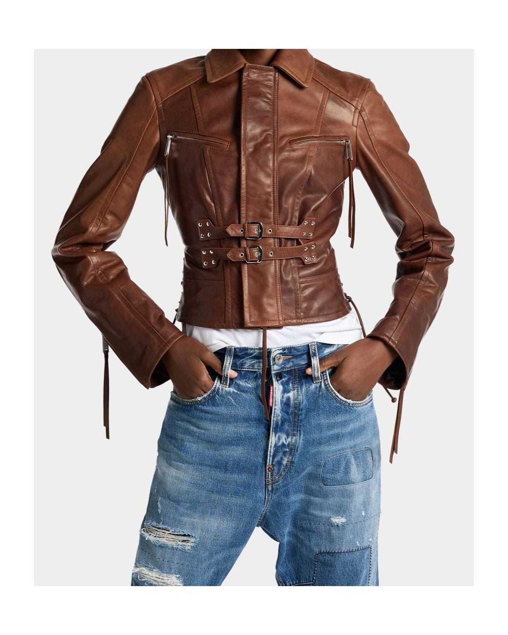 DSquared² Brown Ranch Kiodo Jacket
