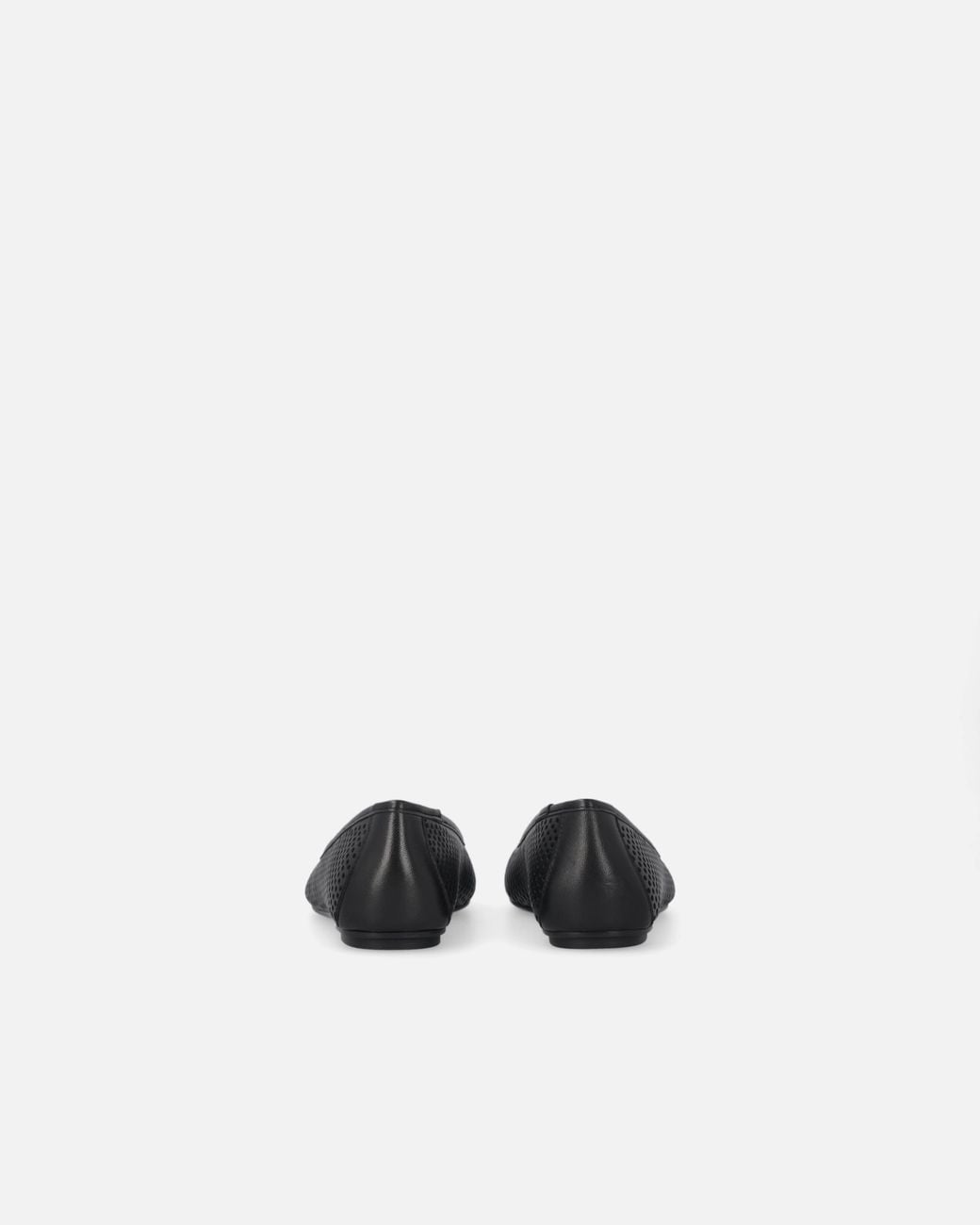 Pinko Black Love Birds Square Toe Ballerinas