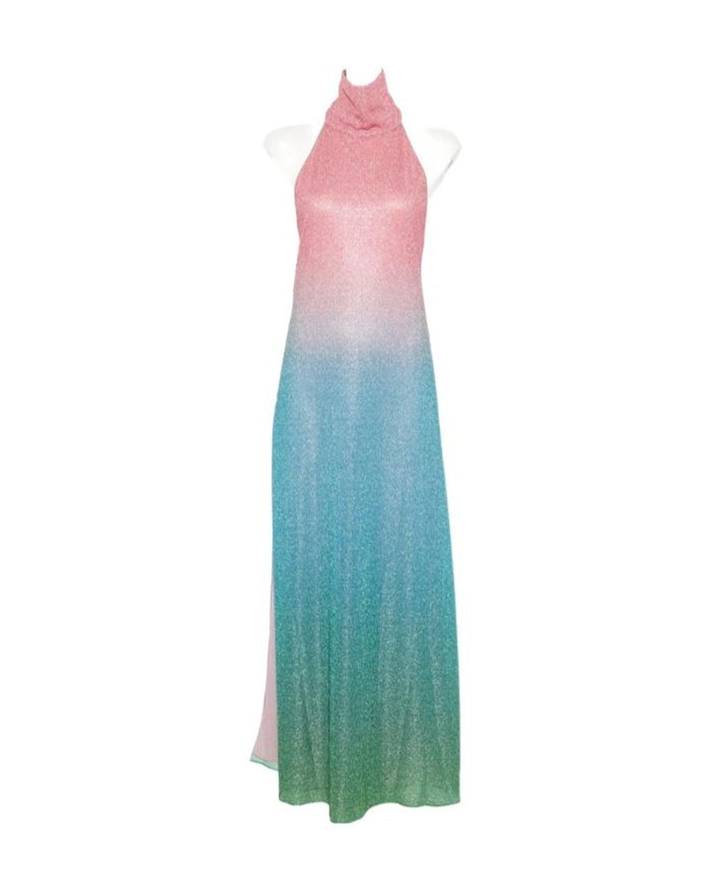 Oseree Blue Sleeveless Dress