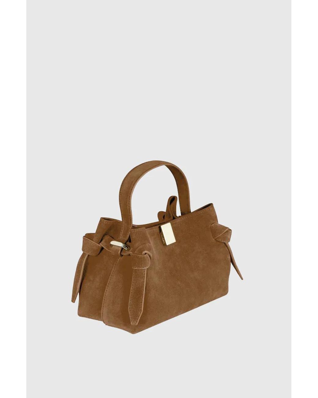 Yuzefi Brown Gyoza Mini Handbag