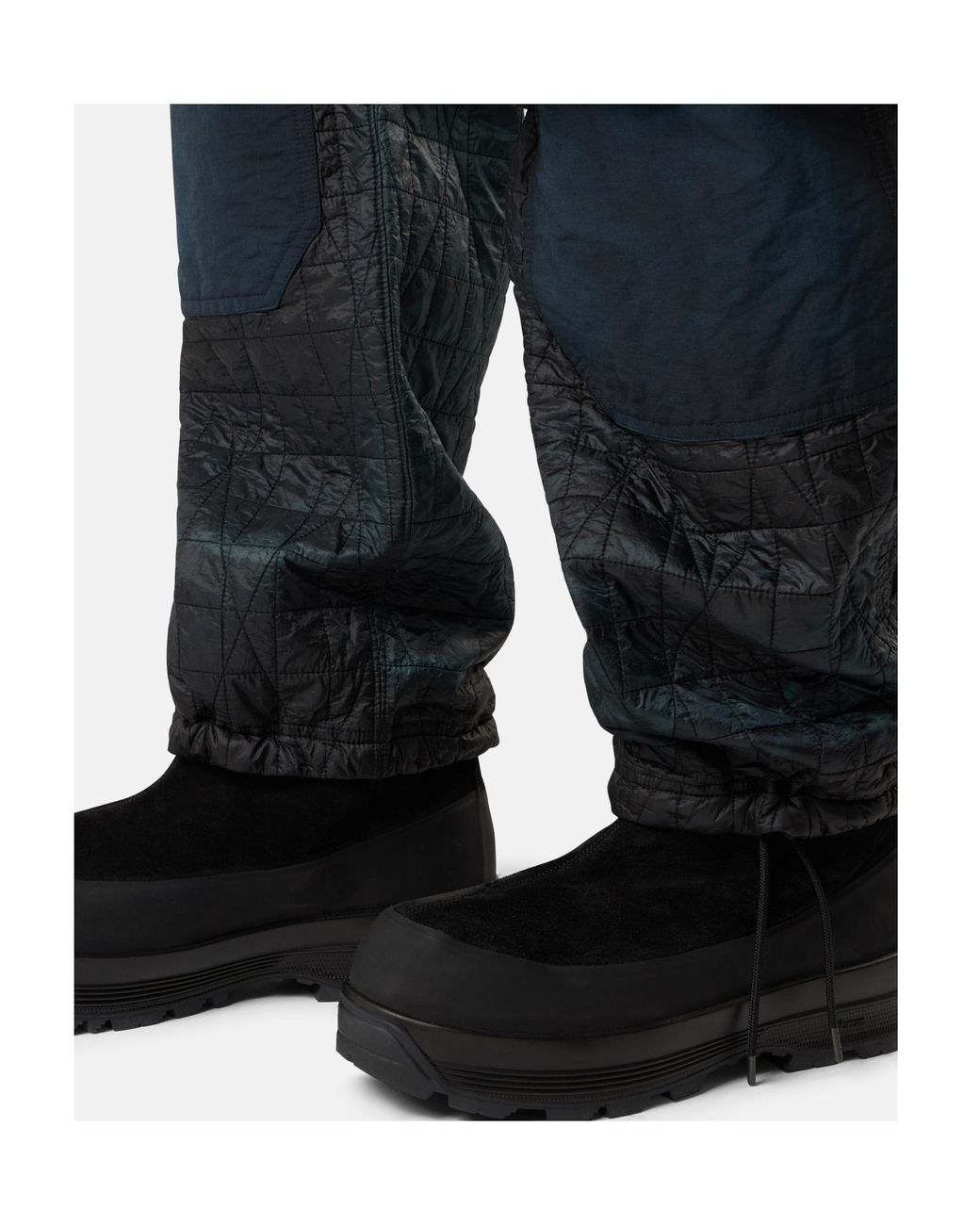 Stone Island Blue Loose-Fit Joggers With Wind-Resistant Inner Coating for men