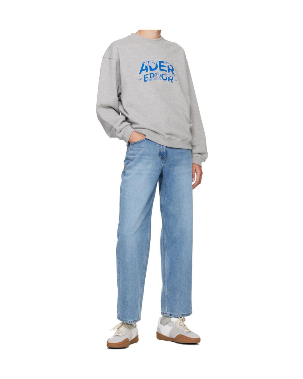 Adererror Blue Long-Sleeved Sweater for men