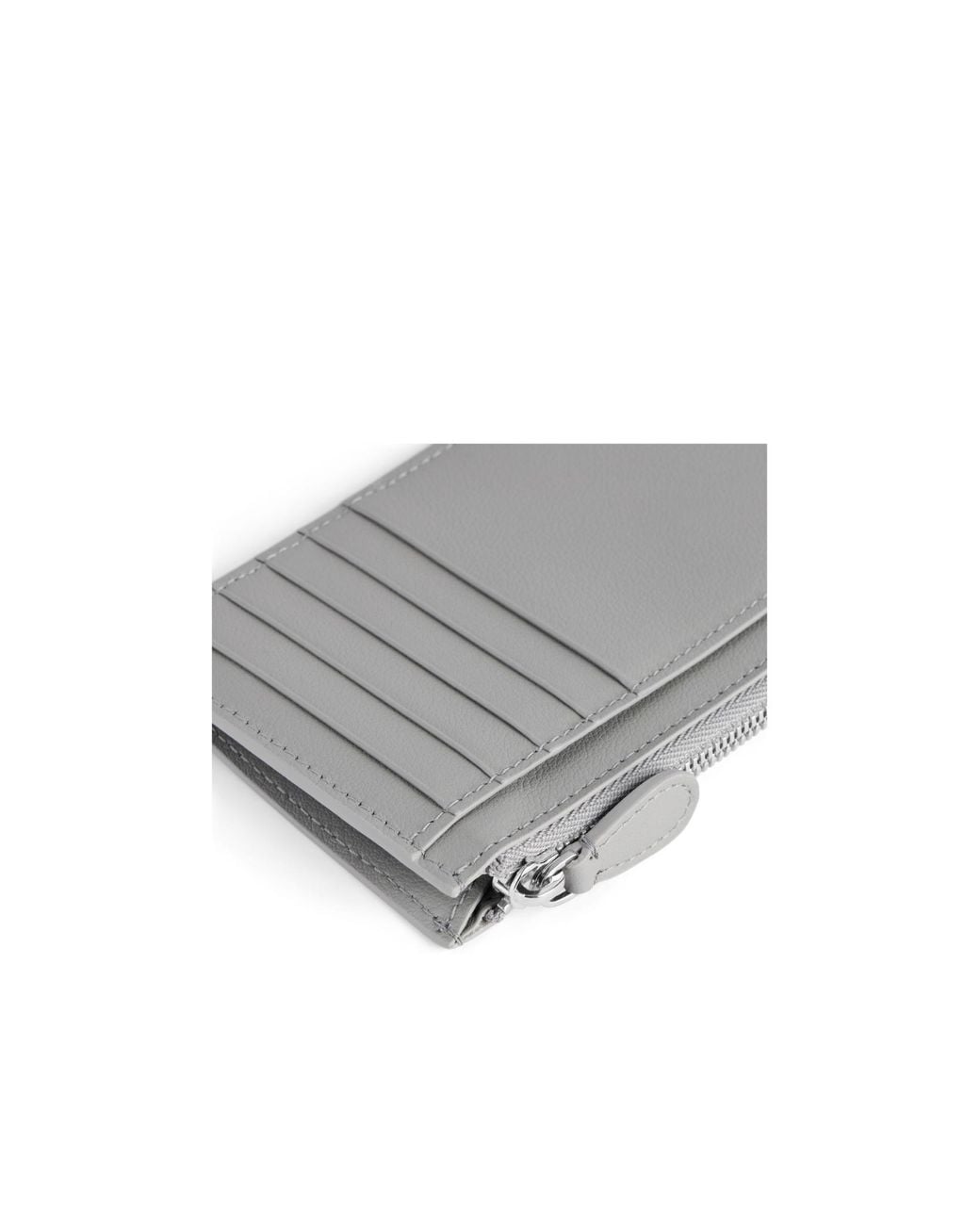 Balenciaga Gray Cash 2.0 Long Coin And Card Holder