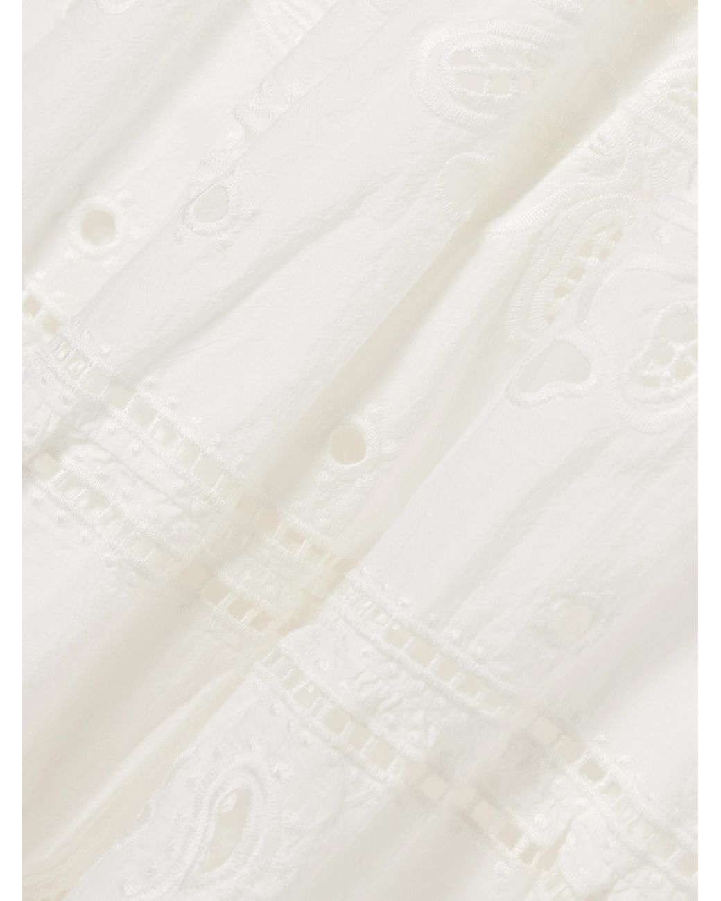 Farm Rio White Richelieu Dress