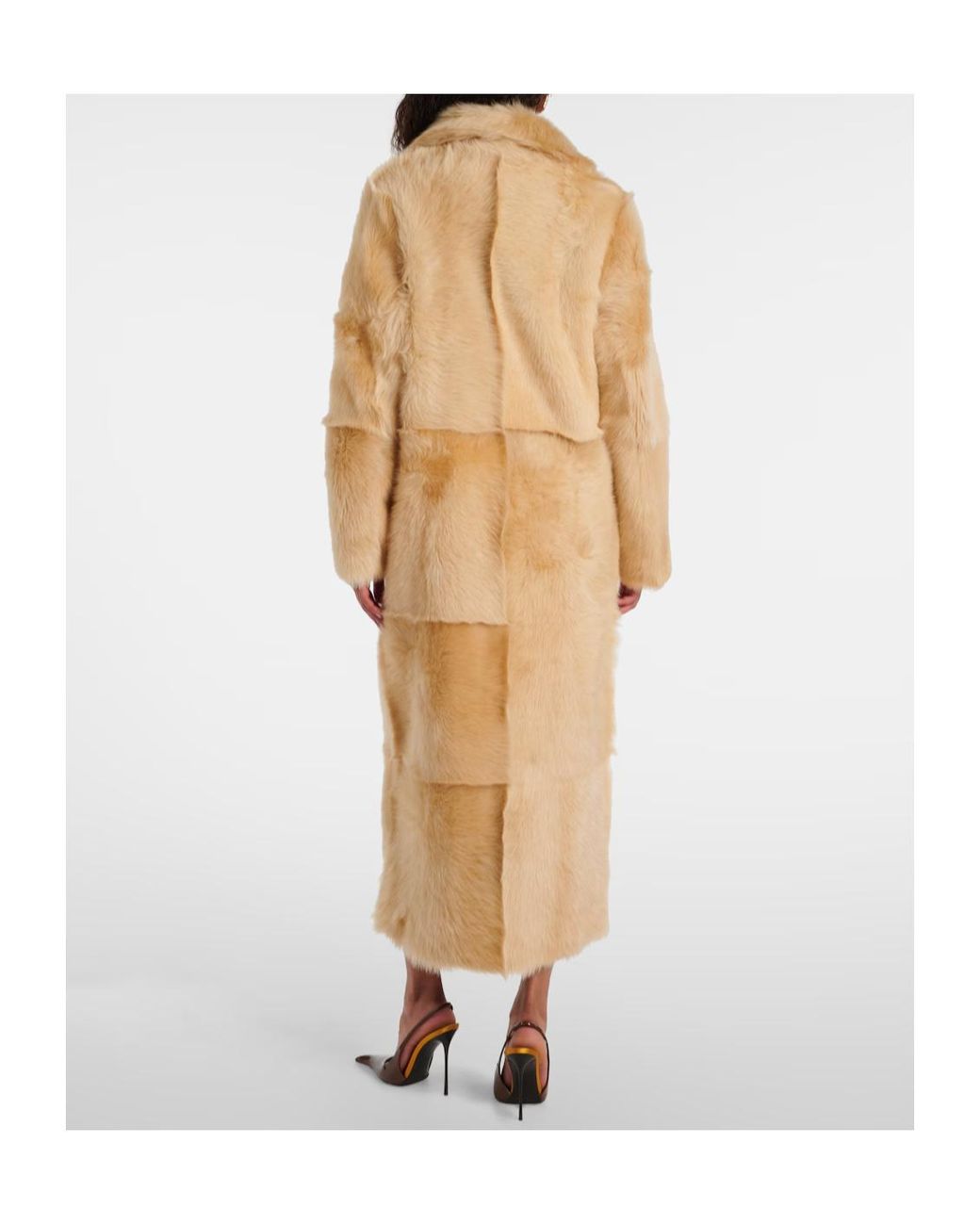 Nour Hammour Natural Long-Sleeved Coat