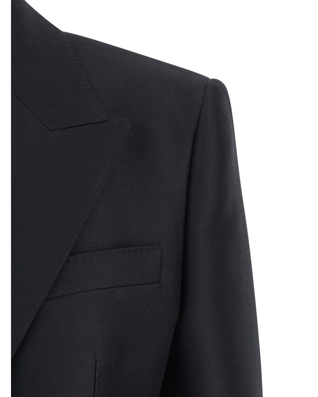 Dolce & Gabbana Black Double Breasted Long Sleeved Blazer