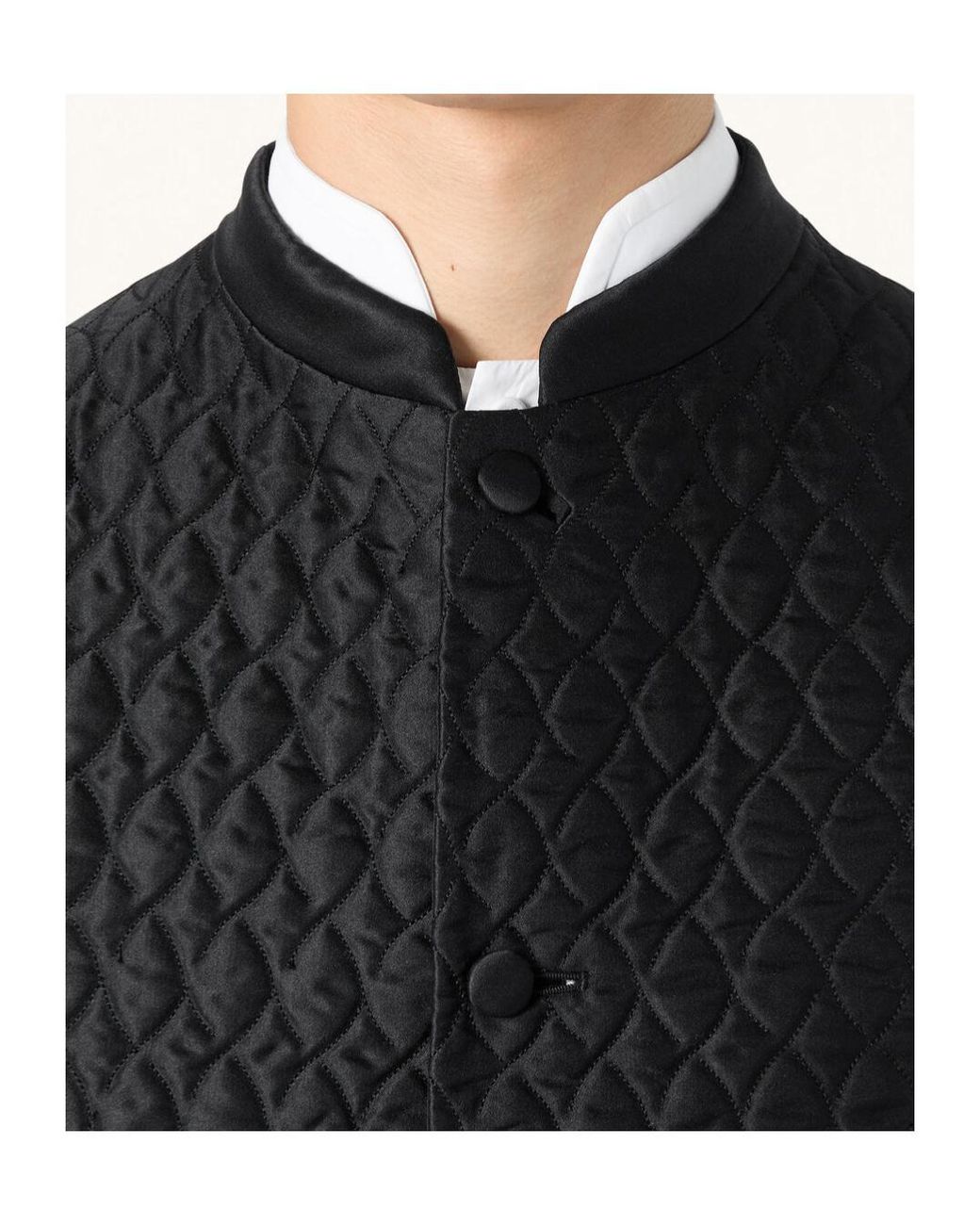 Loro Piana Black Windsor Vest for men