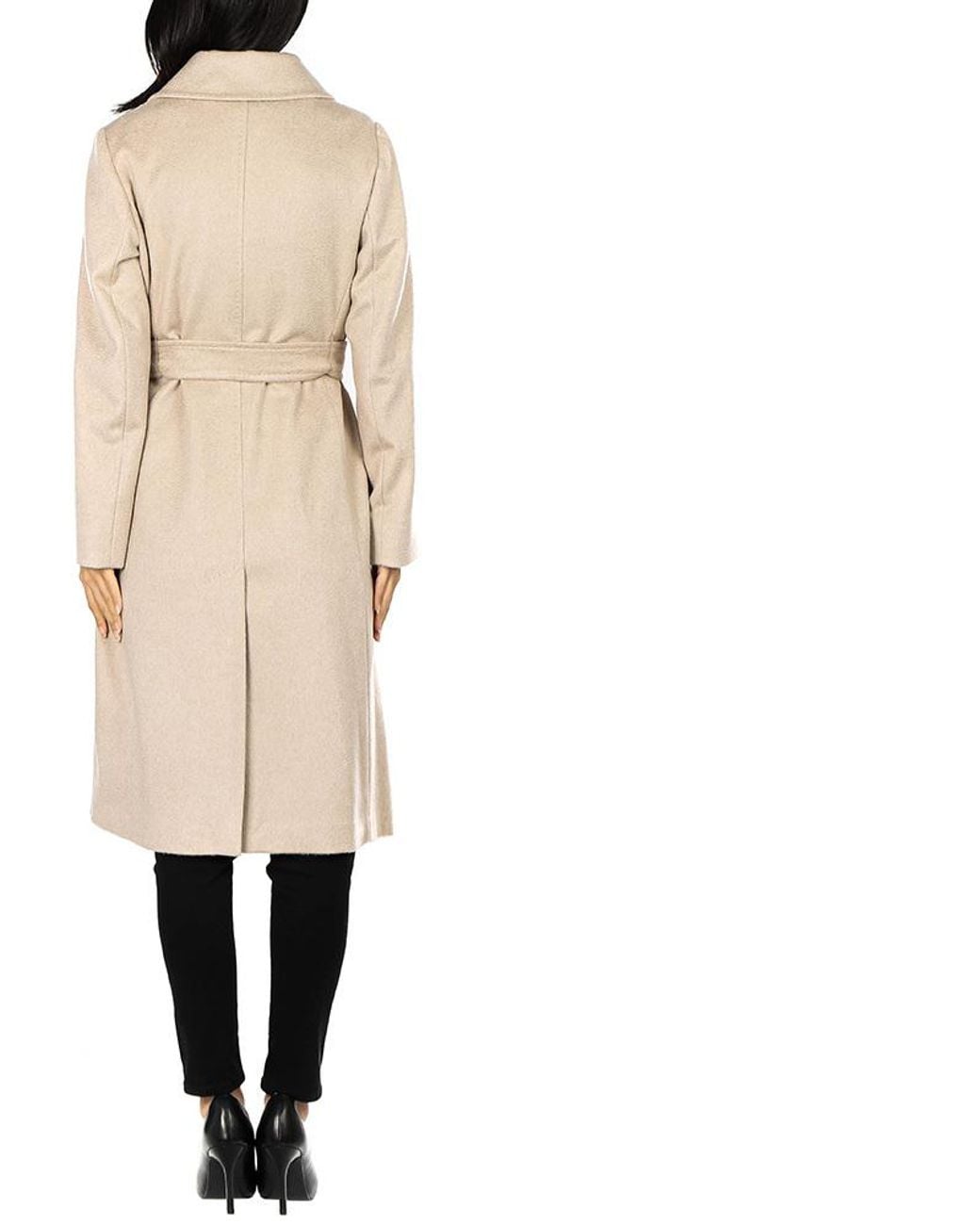 Max Mara Natural Belted Coats